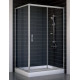 Душевой уголок Vegas Glass ZP+ZPV 110*90 07 01 стекло прозрачное, 110x90, прямоугольный, двери раздвижные