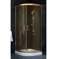 Душевой уголок Vegas Glass ZS 0080 05 05 стекло бронза, 80, четверть круга, двери раздвижные