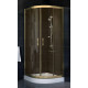 Душевой уголок Vegas Glass ZS 0080 05 05 стекло бронза, 80, четверть круга, двери раздвижные