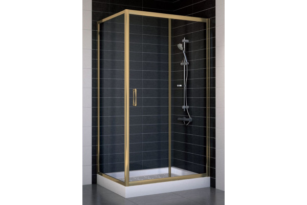 Душевой уголок Vegas Glass ZP+ZPV 100*70 05 01 стекло прозрачное, 100x70, прямоугольный, двери раздвижные
