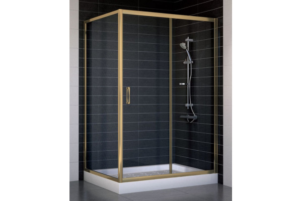 Душевой уголок Vegas Glass ZP+ZPV 120*90 05 01 стекло прозрачное, 120x90, прямоугольный, двери раздвижные