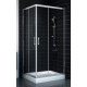 Душевой уголок Vegas Glass ZA-F 80*90 08 01 стекло прозрачное, 80x90, прямоугольный, двери раздвижные