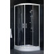 Душевой уголок Vegas Glass ZS 0090 01 01 стекло прозрачное, 90, четверть круга, двери раздвижные