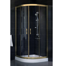 Душевой уголок Vegas Glass ZS 0100 05 01 стекло прозрачное, 100, четверть круга, двери раздвижные