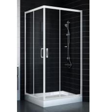 Душевой уголок Vegas Glass ZA 0090 01 01 стекло прозрачное, 90x90, квадратный, двери раздвижные