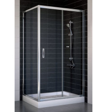 Душевой уголок Vegas Glass ZP+ZPV 100*70 08 01 стекло прозрачное, 100x70, прямоугольный, двери раздвижные