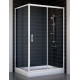 Душевой уголок Vegas Glass ZP+ZPV 110*90 01 01 стекло прозрачное, 110x90, прямоугольный, двери раздвижные