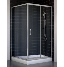 Душевой уголок Vegas Glass ZP+ZPV 100*100 07 01 стекло прозрачное, 100x100, квадратный, двери раздвижные