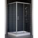 Душевой уголок Vegas Glass ZP+ZPV 100*100 07 01 стекло прозрачное, 100x100, квадратный, двери раздвижные