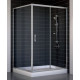 Душевой уголок Vegas Glass ZP+ZPV 120*100 07 01 стекло прозрачное, 120x100, прямоугольный, двери раздвижные