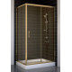 Душевой уголок Vegas Glass ZP+ZPV 100*70 05 05 стекло бронза, 100x70, прямоугольный, двери раздвижные