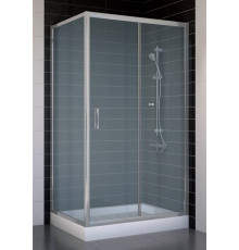 Душевой уголок Vegas Glass ZP+ZPV 100*70 07 10 стекло сатин, 100x70, прямоугольный, двери раздвижные
