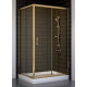 Душевой уголок Vegas Glass ZP+ZPV 100*90 05 05 стекло бронза, 100x90, прямоугольный, двери раздвижные