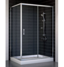 Душевой уголок Vegas Glass ZP+ZPV 120*80 08 01 стекло прозрачное, 120x80, прямоугольный, двери раздвижные