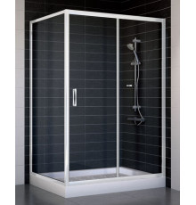 Душевой уголок Vegas Glass ZP+ZPV 120*90 01 01 стекло прозрачное, 120x90, прямоугольный, двери раздвижные