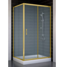 Душевой уголок Vegas Glass ZP+ZPV 100*80 09 10 стекло сатин, 100x80, прямоугольный, двери раздвижные