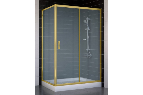 Душевой уголок Vegas Glass ZP+ZPV 120*70 09 10 стекло сатин, 120x70, прямоугольный, двери раздвижные