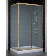 Душевой уголок Vegas Glass ZP+ZPV 110*80 05 10 стекло сатин, 110x80, прямоугольный, двери раздвижные