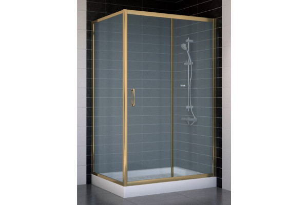 Душевой уголок Vegas Glass ZP+ZPV 110*80 05 10 стекло сатин, 110x80, прямоугольный, двери раздвижные