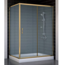 Душевой уголок Vegas Glass ZP+ZPV 130*80 05 10 стекло сатин, 130x80, прямоугольный, двери раздвижные