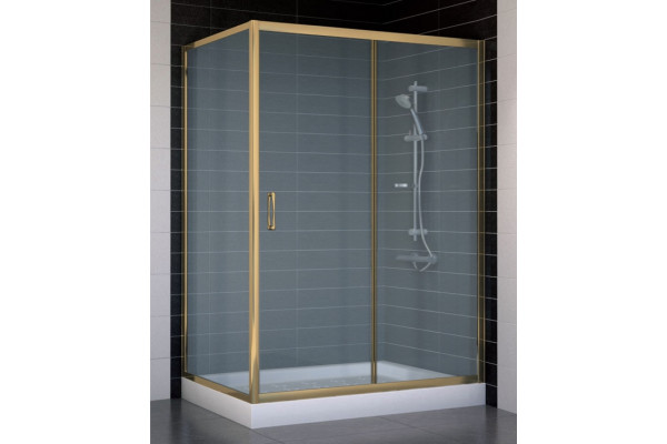 Душевой уголок Vegas Glass ZP+ZPV 130*80 05 10 стекло сатин, 130x80, прямоугольный, двери раздвижные