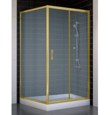 Душевой уголок Vegas Glass ZP+ZPV 100*100 09 10 стекло сатин, 100x100, квадратный, двери раздвижные