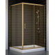 Душевой уголок Vegas Glass ZP+ZPV 110*100 05 05 стекло бронза, 110x100, прямоугольный, двери раздвижные