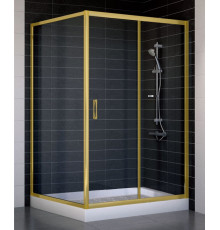 Душевой уголок Vegas Glass ZP+ZPV 120*100 09 01 стекло прозрачное, 120x100, прямоугольный, двери раздвижные