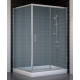 Душевой уголок Vegas Glass ZP+ZPV 120*100 07 10 стекло сатин, 120x100, прямоугольный, двери раздвижные