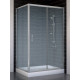 Душевой уголок Vegas Glass ZP+ZPV 110*80 07 02 стекло шиншилла, 110x80, прямоугольный, двери раздвижные