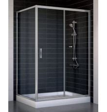 Душевой уголок Vegas Glass ZP+ZPV 120*90 07 01 стекло прозрачное, 120x90, прямоугольный, двери раздвижные