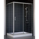 Душевой уголок Vegas Glass ZP+ZPV 120*90 07 01 стекло прозрачное, 120x90, прямоугольный, двери раздвижные
