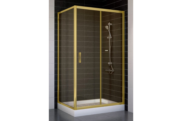 Душевой уголок Vegas Glass ZP+ZPV 100*70 09 05 стекло бронза, 100x70, прямоугольный, двери раздвижные