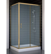 Душевой уголок Vegas Glass ZP+ZPV 100*80 05 10 стекло сатин, 100x80, прямоугольный, двери раздвижные