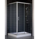 Душевой уголок Vegas Glass ZP+ZPV 100*100 08 01 стекло прозрачное, 100x100, квадратный, двери раздвижные