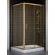 Душевой уголок Vegas Glass ZP+ZPV 100*100 05 05 стекло бронза, 100x100, квадратный, двери раздвижные