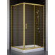Душевой уголок Vegas Glass ZP+ZPV 100*100 09 05 стекло бронза, 100x100, квадратный, двери раздвижные