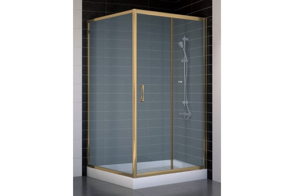 Душевой уголок Vegas Glass ZP+ZPV 100*100 05 10 стекло сатин, 100x100, квадратный, двери раздвижные