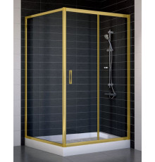 Душевой уголок Vegas Glass ZP+ZPV 110*100 09 01 стекло прозрачное, 110x100, прямоугольный, двери раздвижные
