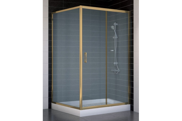 Душевой уголок Vegas Glass ZP+ZPV 110*100 05 10 стекло сатин, 110x100, прямоугольный, двери раздвижные