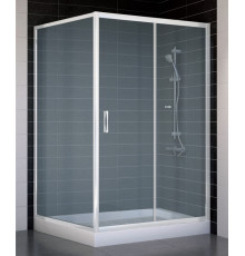 Душевой уголок Vegas Glass ZP+ZPV 120*100 01 10 стекло сатин, 120x100, прямоугольный, двери раздвижные
