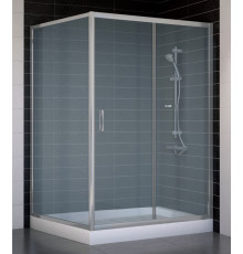Душевой уголок Vegas Glass ZP+ZPV 130*100 07 10 стекло сатин, 130x100, прямоугольный, двери раздвижные