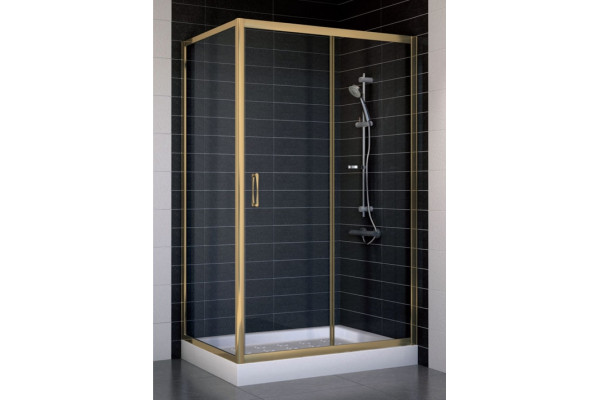 Душевой уголок Vegas Glass ZP+ZPV 110*70 05 01 стекло прозрачное, 110x70, прямоугольный, двери раздвижные