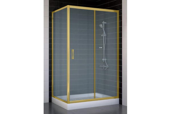 Душевой уголок Vegas Glass ZP+ZPV 110*70 09 10 стекло сатин, 110x70, прямоугольный, двери раздвижные