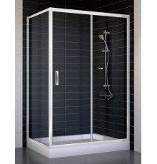 Душевой уголок Vegas Glass ZP+ZPV 120*70 01 01 стекло прозрачное, 120x70, прямоугольный, двери раздвижные