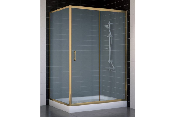 Душевой уголок Vegas Glass ZP+ZPV 120*90 05 10 стекло сатин, 120x90, прямоугольный, двери раздвижные