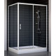 Душевой уголок Vegas Glass ZP+ZPV 130*90 01 01 стекло прозрачное, 130x90, прямоугольный, двери раздвижные
