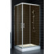 Душевой уголок Vegas Glass ZA-F 80*90 08 10 стекло бронза, 80x90, прямоугольный, двери раздвижные