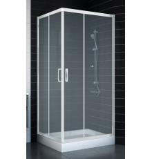 Душевой уголок Vegas Glass ZA-F 80*90 01 04 стекло сатин, 80x90, прямоугольный, двери раздвижные