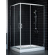 Душевой уголок Vegas Glass ZA-F 0120*100 08 01 стекло прозрачное, 100x120, прямоугольный, двери раздвижные